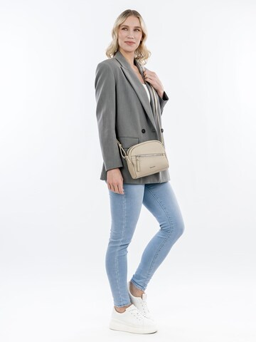 Sac à bandoulière 'Alessia' Tamaris en beige : devant