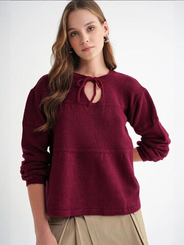 Pull-over 'Pullover' MixRay en rouge