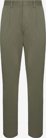 Coupe slim Pantalon à pince Boggi Milano en vert : devant