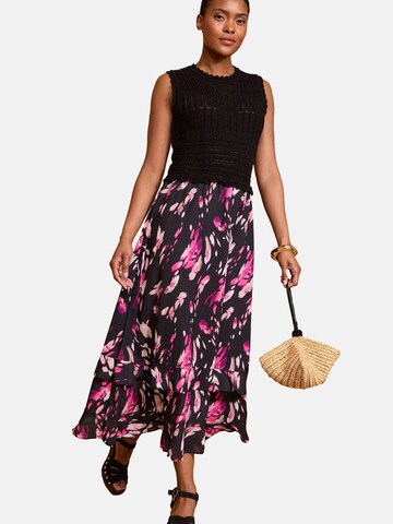 Robe love & roses en noir