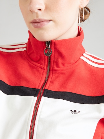 ADIDAS ORIGINALS Fleece jacket in Red