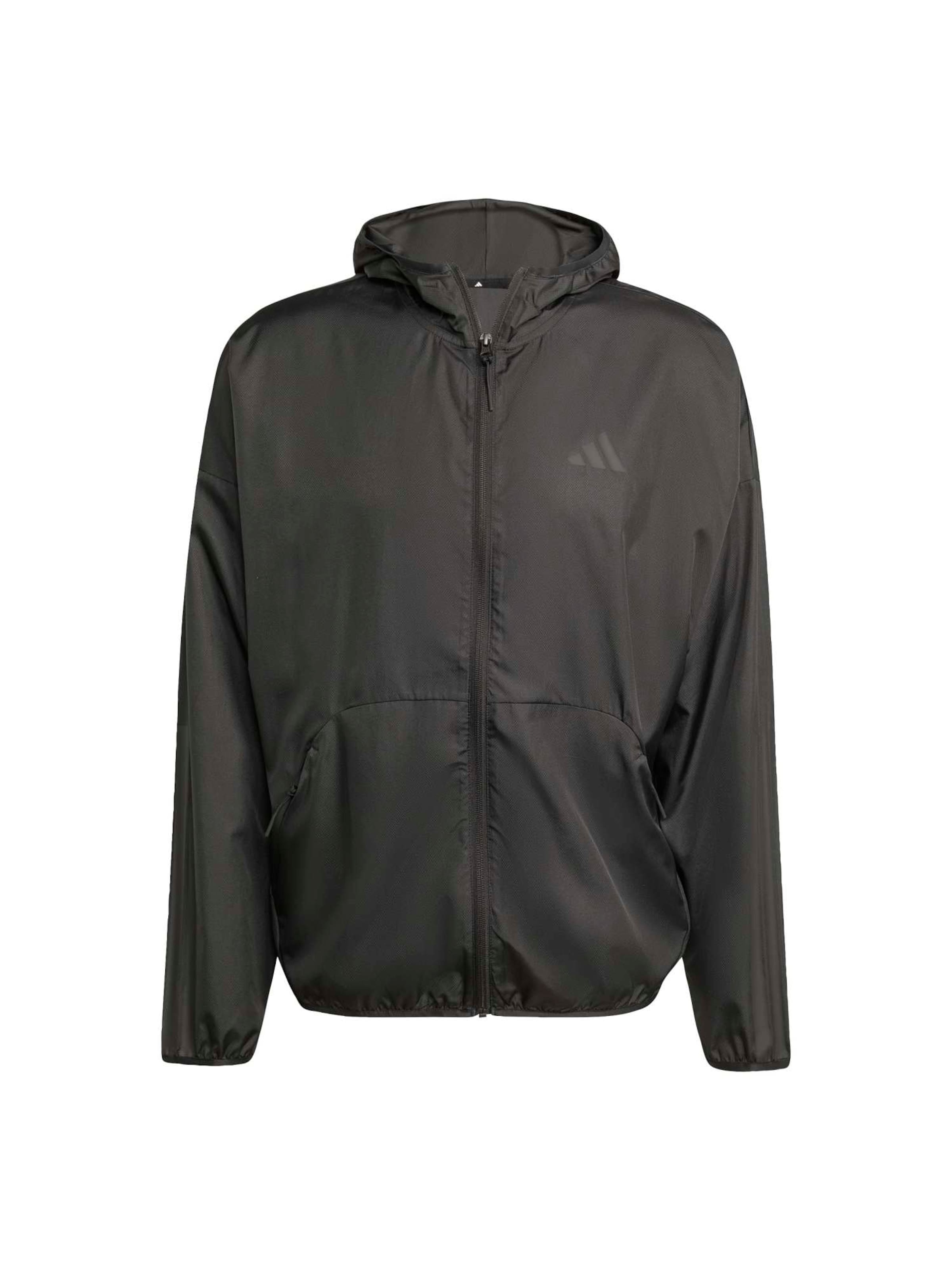 melns ADIDAS SPORTSWEAR Sporta jaka 'UTILITY': no priekšpuses