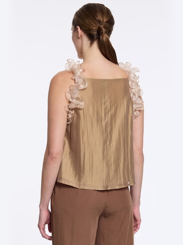 Ana Alcazar Top in Brown