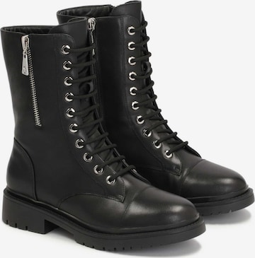 Kazar Lace-Up Boots in Black