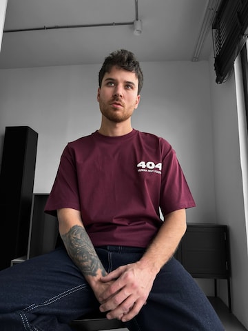 T-Shirt 'Oversize 404 T-shirt - Port Royale' Kleidermafia en violet : devant