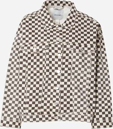 Monki Between-season jacket in Brown: front