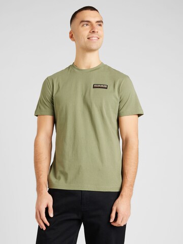 NAPAPIJRI Shirt 'S-IAATO' in Green: front