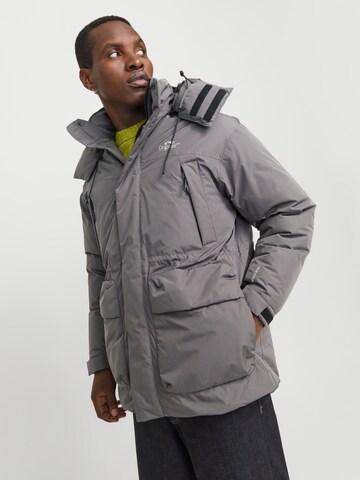JACK & JONES Winter parka 'JORKANI' in Grey