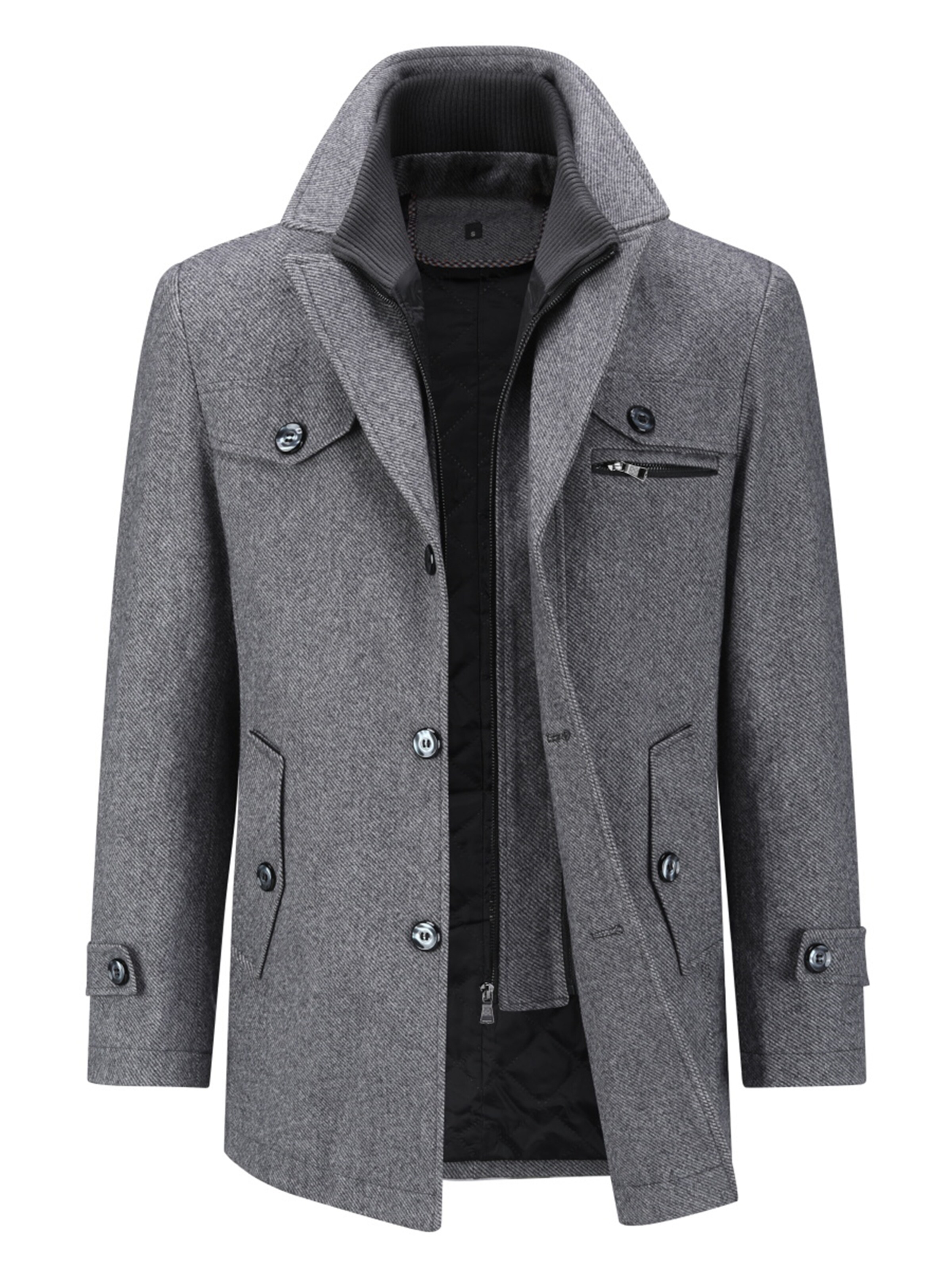 Youthup Winter Coat in Grey
