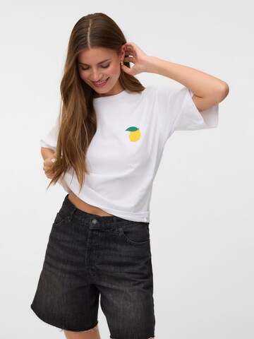 VERO MODA Shirt in Wit: voorkant