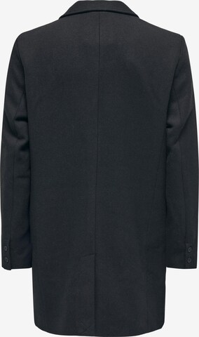 Manteau mi-saison 'JULIAN' Only & Sons en noir