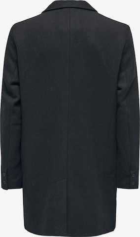 Only & Sons Between-Seasons Coat 'JULIAN' in Black