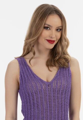 faina Knitted top in Purple