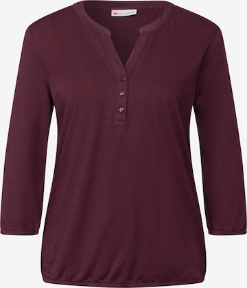 STREET ONE Shirt in Rot: Vorderseite