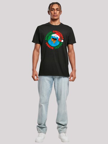 F4NT4STIC Shirt 'Official Christmas Cookie Tester' in Schwarz
