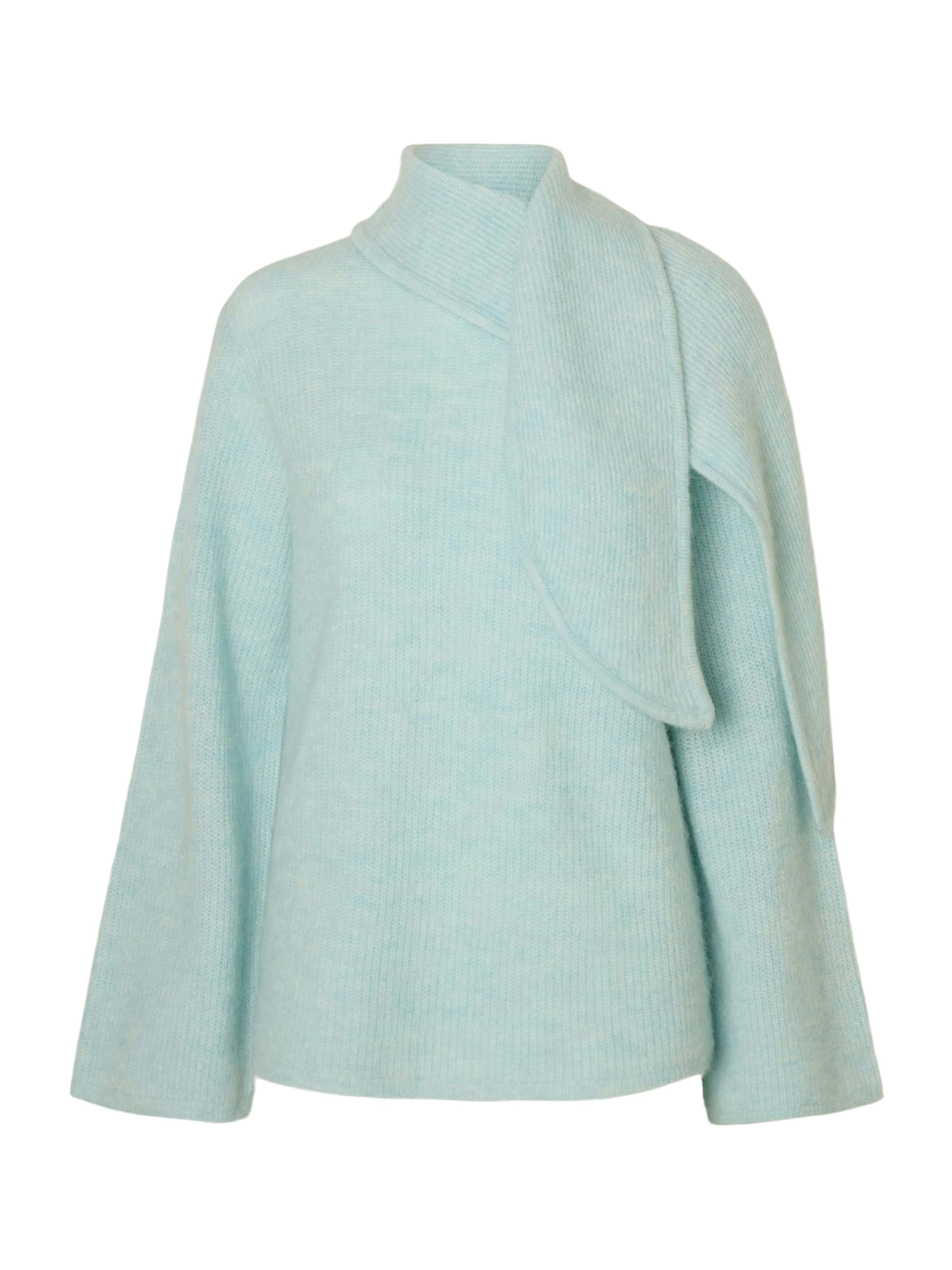 SELECTED Kampsun 'SLFLULU', värv sinine: eest vaates