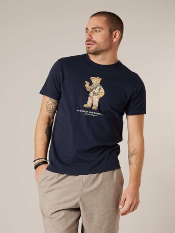 Deeluxe Shirt 'SUNBEAR' in Blue: front
