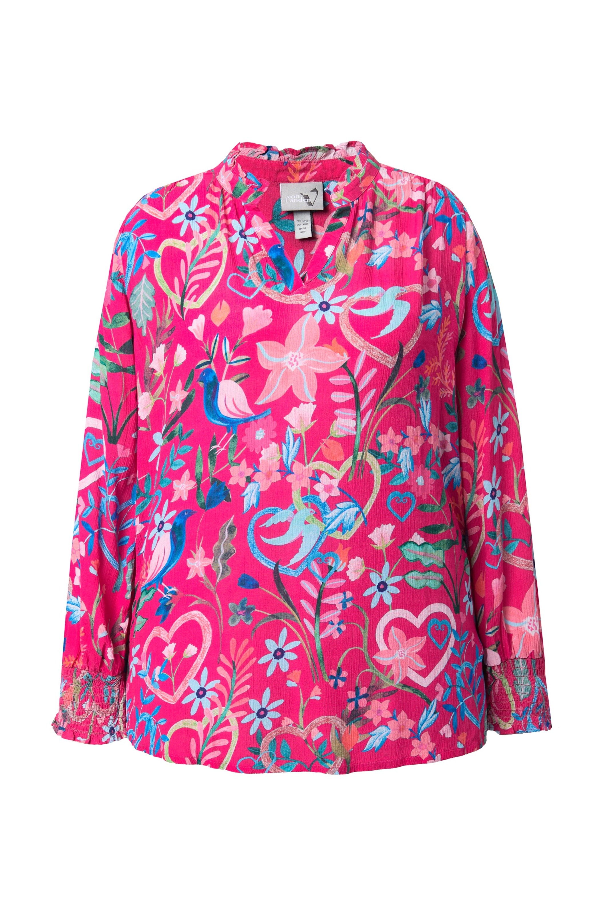 Ulla Popken Blouse in Pink: front