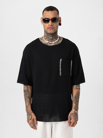 T-Shirt 'Ruben' Dandalo en noir : devant