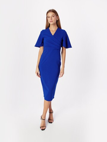 Robe de cocktail Coast en bleu : devant