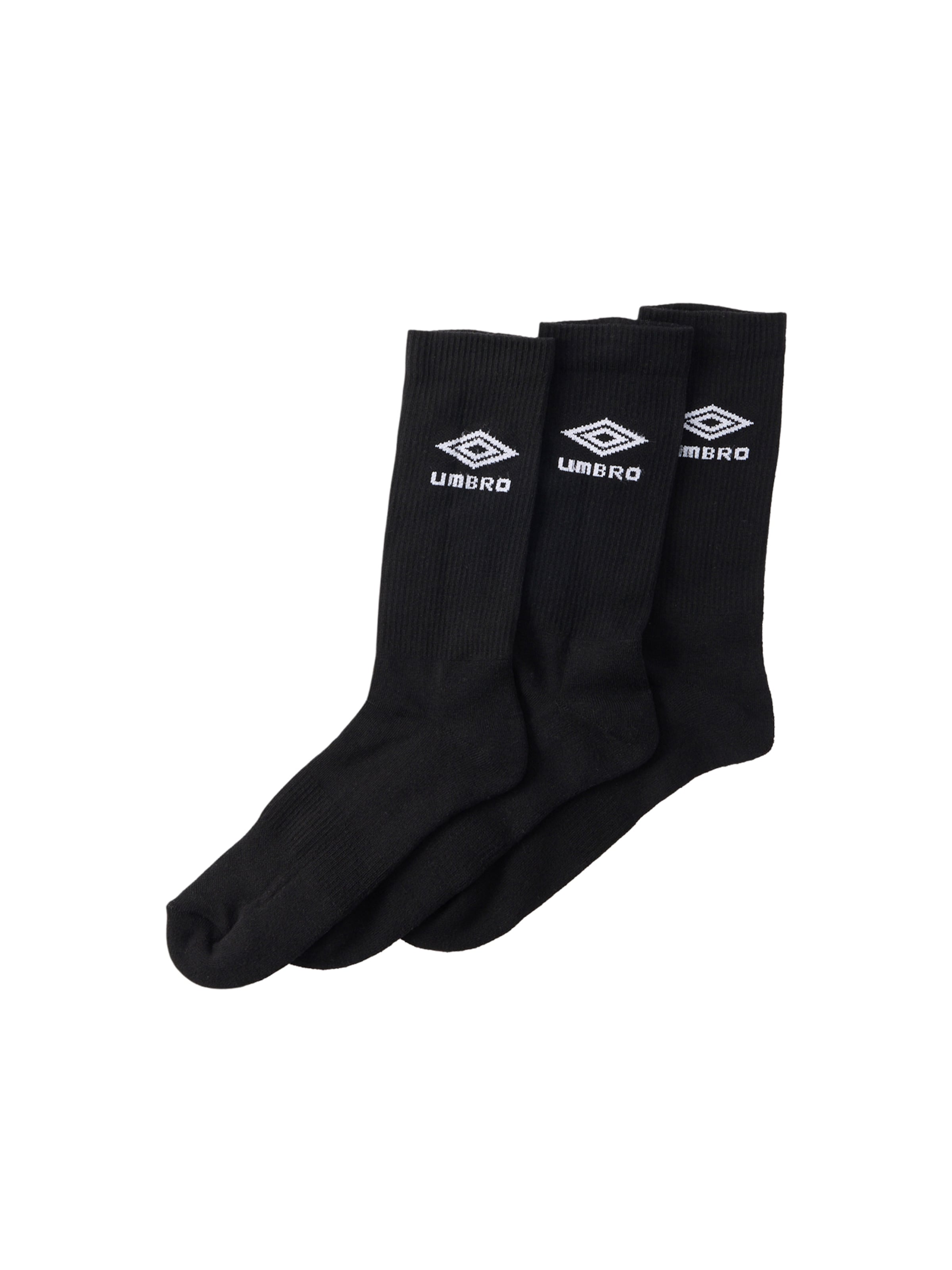 UMBRO Κάλτσες σε μαύρο: μπροστά