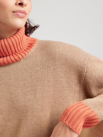 UNITED COLORS OF BENETTON Pulóver - bézs