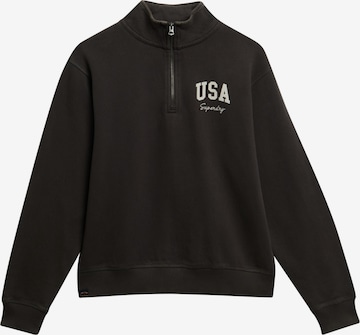 Sweat-shirt 'Athletic Essentials' Superdry & Co en gris : devant