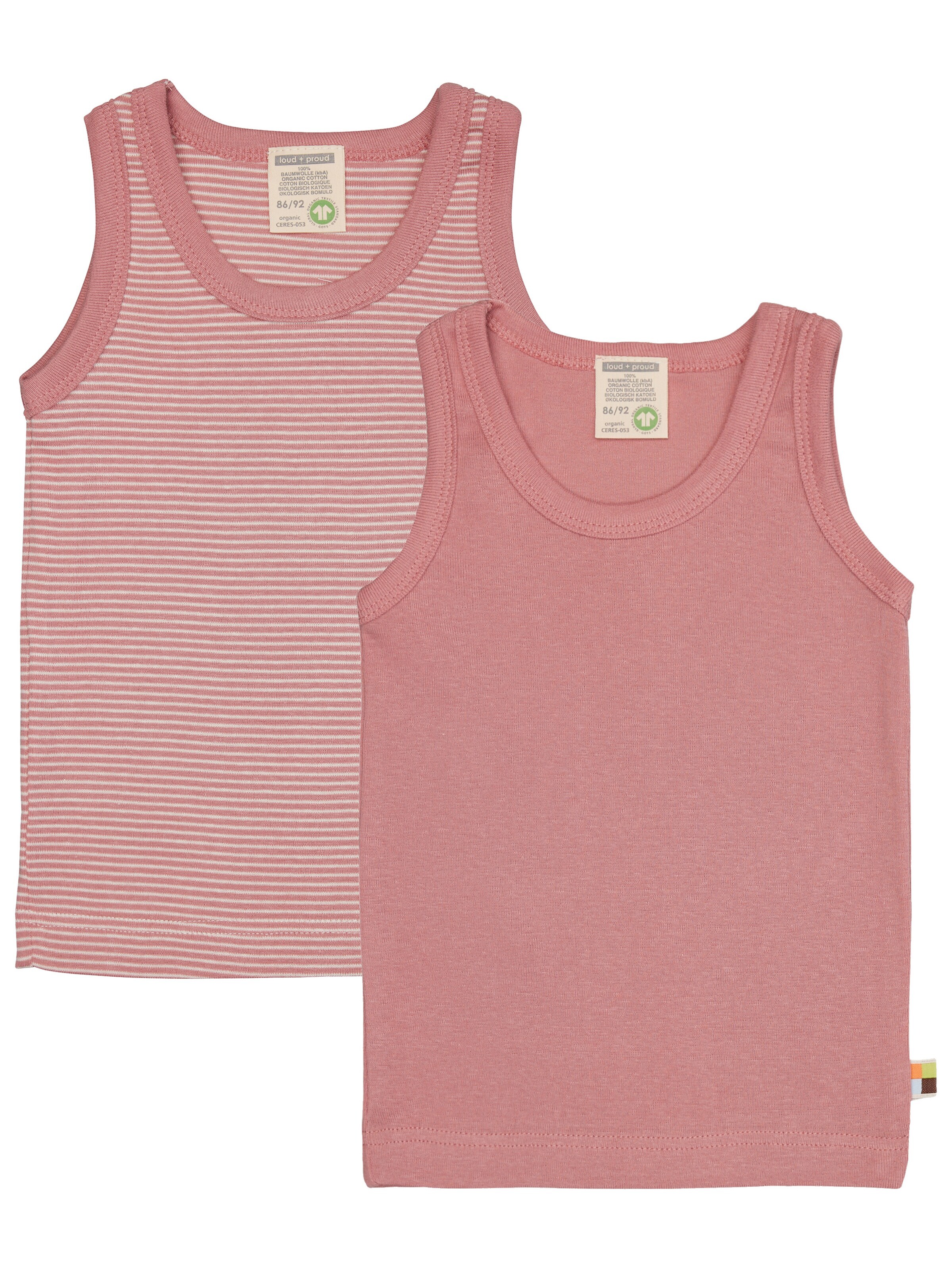loud + proud Unterhemd‌‌‌‌ in Pink: Vorderseite