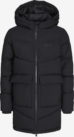 Jack & Jones Junior Winter Jacket 'VESTERBRO' in Black: front