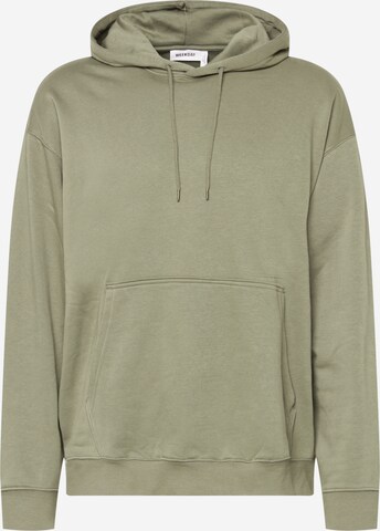 Sweat-shirt WEEKDAY en vert : devant