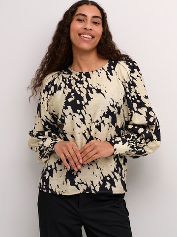 Camicia da donna 'Louise' di Kaffe in beige: frontale