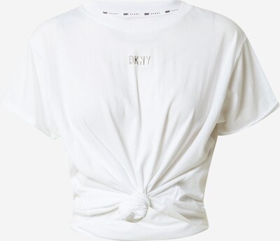 DKNY Performance Sportshirt in silbergrau / weiß, Produktansicht