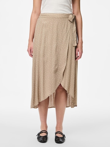 PIECES Skirt 'PCTALA' in Beige: front