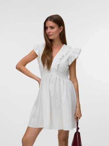 VERO MODA Zomerjurk 'VMMie' in Wit: voorkant