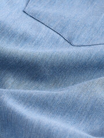 Next - Ajuste regular Camisa 'Archive' en azul