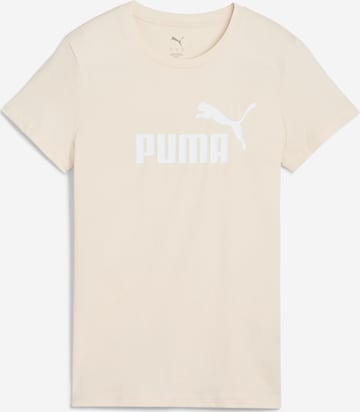 PUMA Performance Shirt 'ESS No. 1' in Beige: front