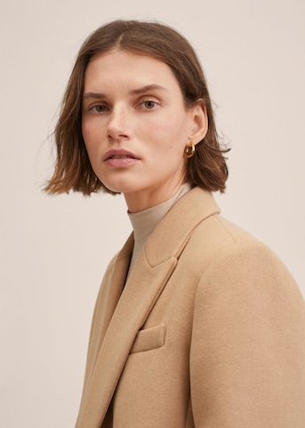 MANGO Between-Seasons Coat 'Dali' in Beige