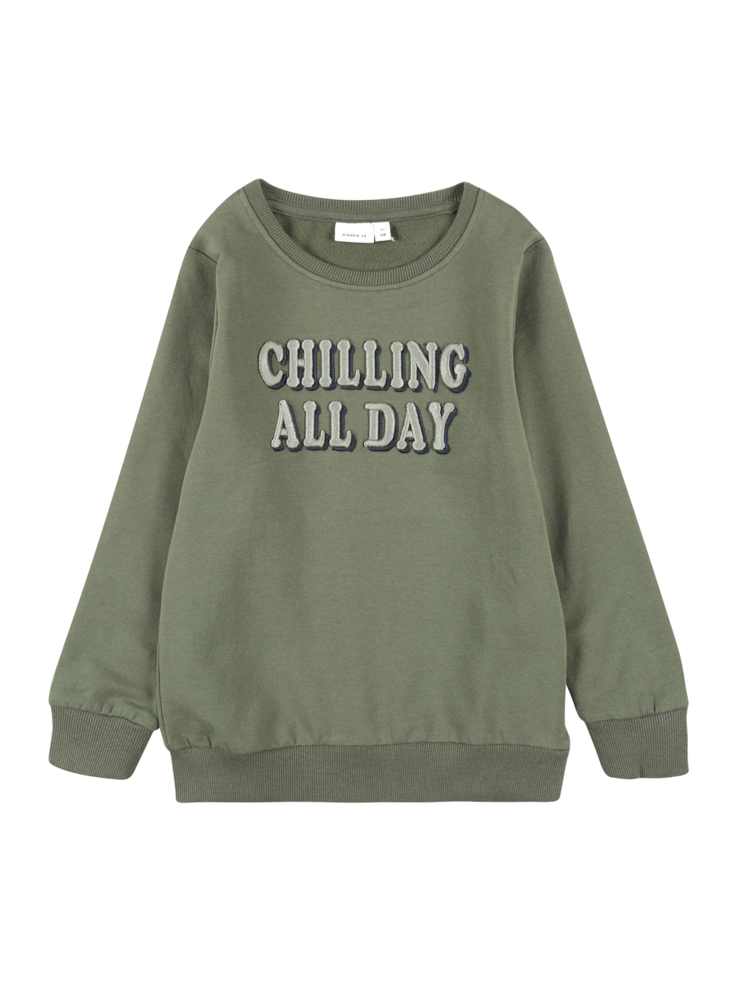 Kinder Kids (Gr. 92-140) NAME IT Sweatshirt in Grün, Oliv - YS79796 Kinder Kids (Gr. 92-140) NAME IT Sweatshirt in Grün, Oliv - YS79796