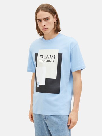 T-Shirt TOM TAILOR DENIM en bleu