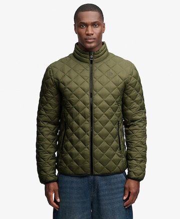 Superdry & Co Tussenjas 'Fuji' in Groen: voorkant