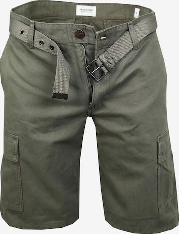 JACK & JONES Cargo Pants in Green: front