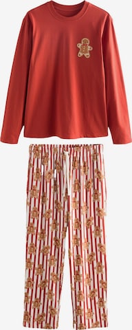 raudona Next Ilga pižama: priekis