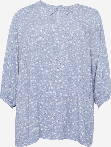 ONLY Carmakoma Blouse 'PHILINA' in Blue: front