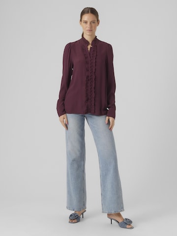 VERO MODA Blouse 'SELLA' in Rood