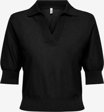 Pullover 'Onlane Ss Sequins V-Neck Cc Knt 15362964' di ONLY in nero: frontale