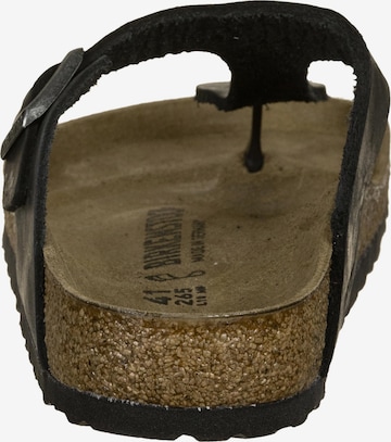 BIRKENSTOCK Teenslippers 'Gizeh' in Zwart