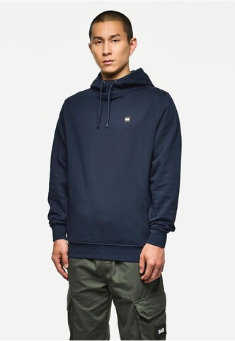 Weekend Offender Sweatshirt 'Ribbe' in Blau: Vorderseite