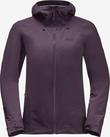 JACK WOLFSKIN Outdoorjacke 'Highest Peak' in Lila: Vorderseite