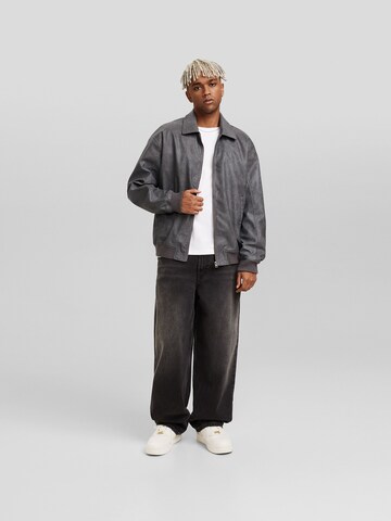 Bershka Between-Season Jacket in Grey