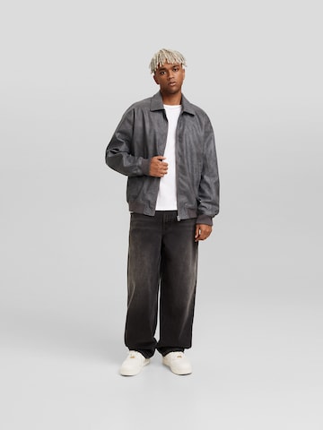 Bershka Between-Season Jacket in Grey